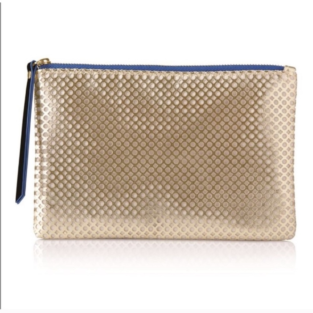 MARY KAY Gold Runway Bag Clutch NEW